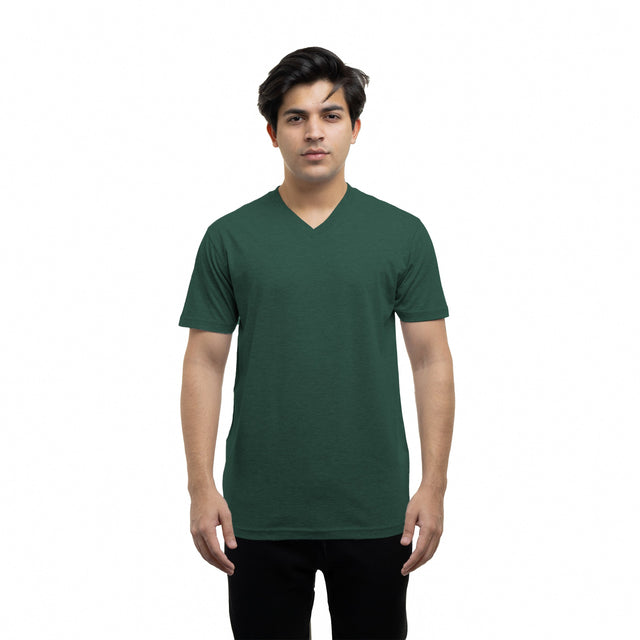 2587 Premium V Neck Tee 1 green