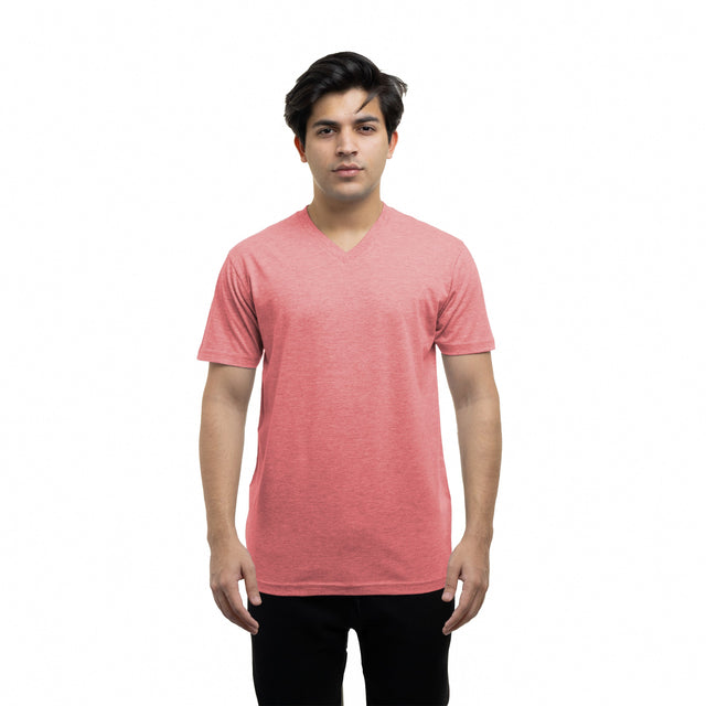 2587 Premium V Neck Tee 2 red