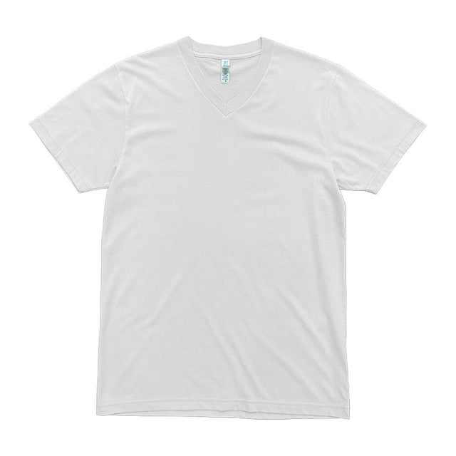 2587 Premium V Neck Tee white