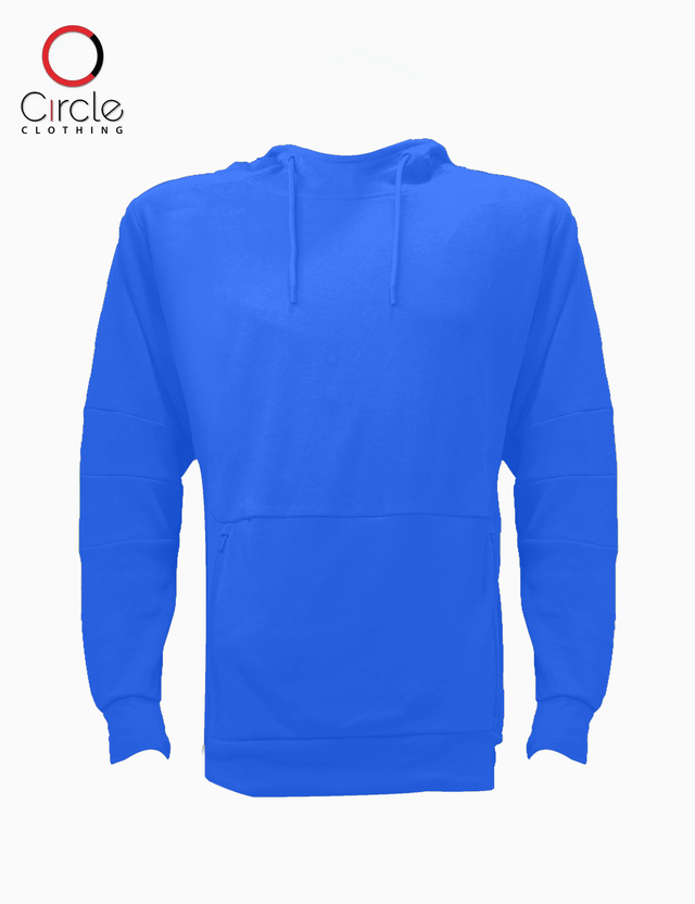 2710 Unisex Active Fleece Hoodie Royalblue