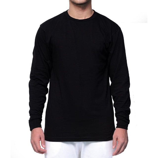 3001 Premium Unisex Long Sleeve Tee black