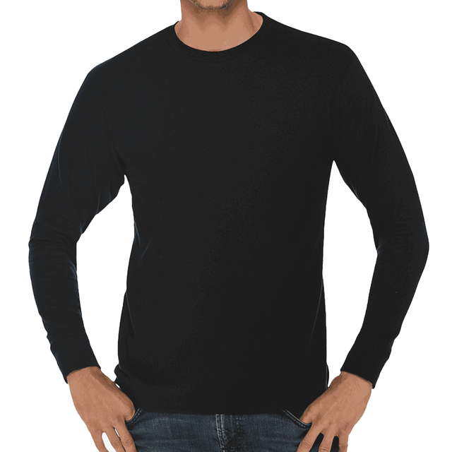 3001 Unisex Long Sleeve Tee black